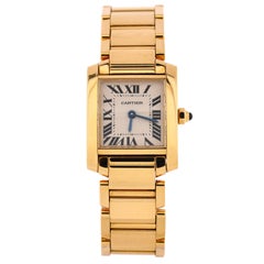 Orologio Cartier Tank Francaise al quarzo Oro giallo 20