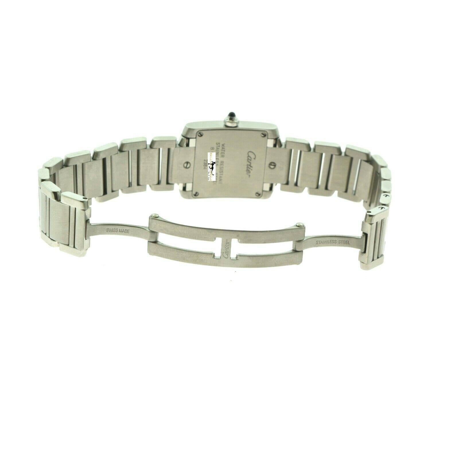 Women's or Men's Cartier Tank Francaise Ref. 2384 Small Model Stainless Steel Watch 'Y-33'