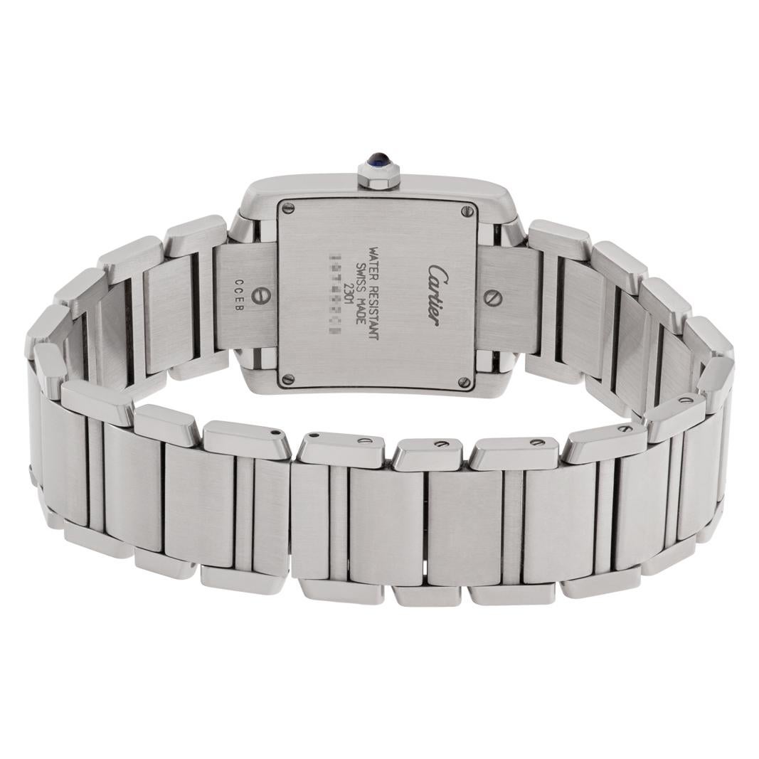 Women's Cartier Tank Francaise Ref. WSTA0005 in Stainless Steel Quartz Watch