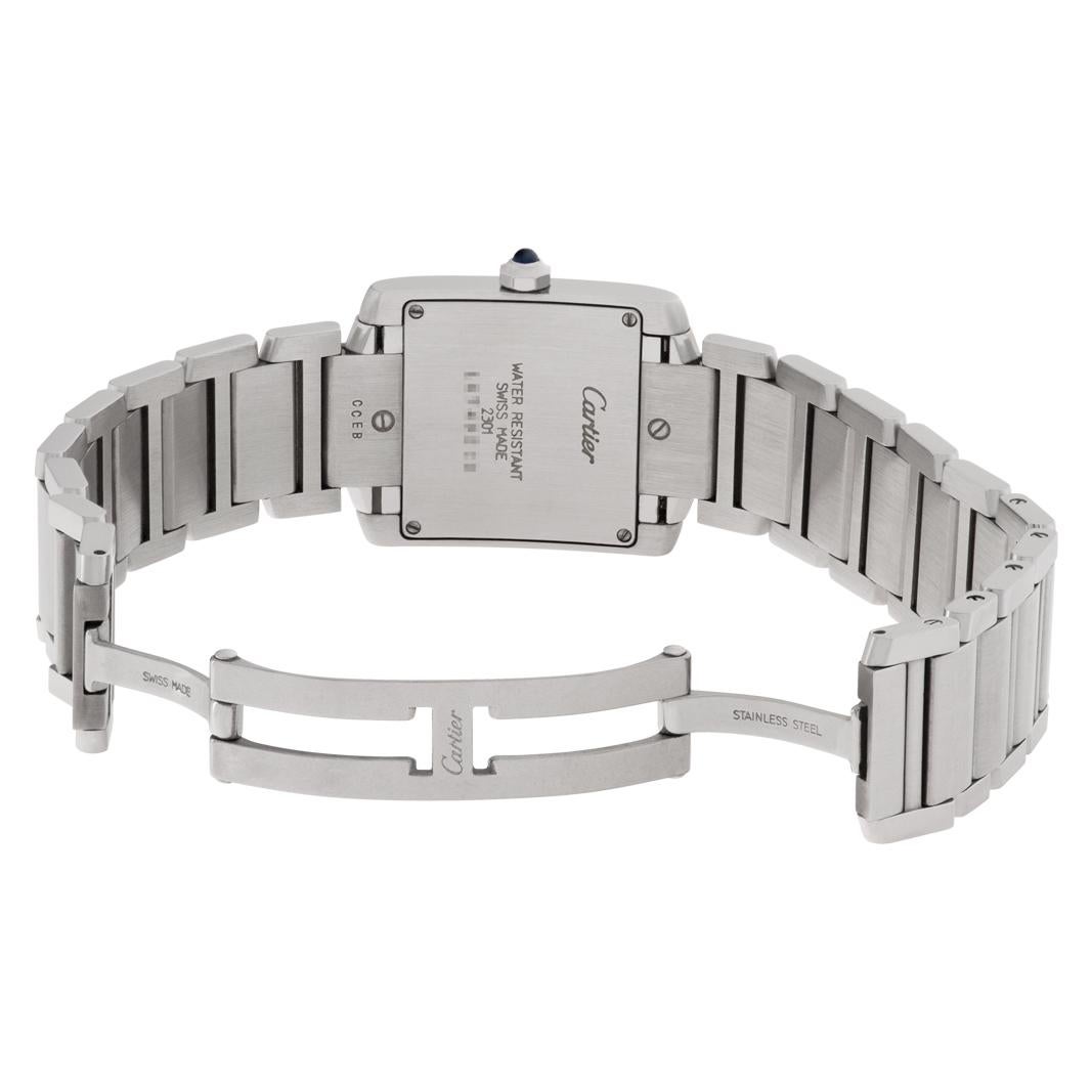 Cartier Tank Francaise Ref. WSTA0005 in Stainless Steel Quartz Watch 1