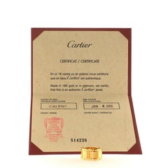 Cartier Tank Francaise Ring 18K Yellow Gold Wide