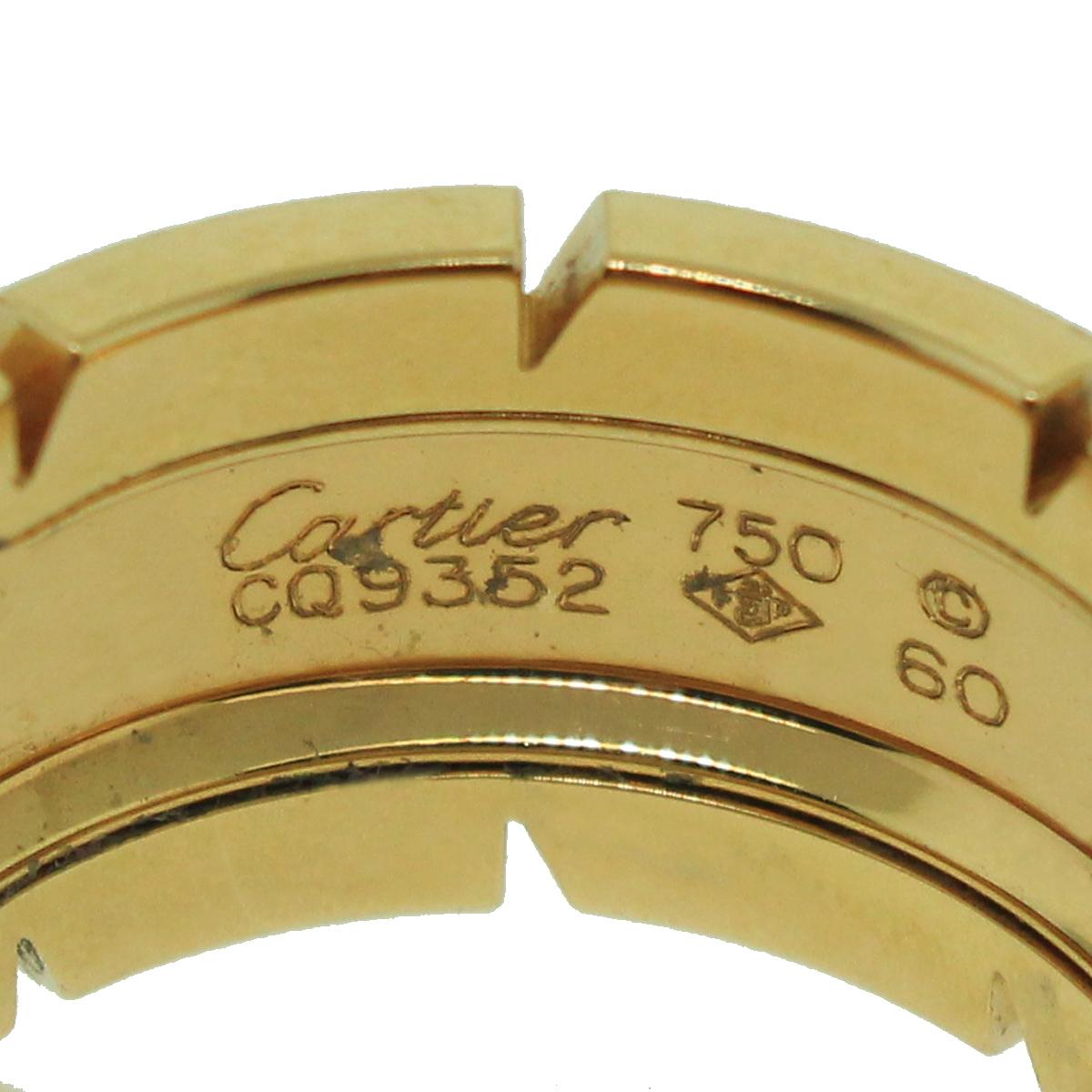 Brand: Cartier Tank Francaise
Material: 18k Yellow Gold
Ring Size: 9
Total Weight: 15.3g (9.8dwt)
Measurements: 0.80