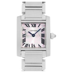 Cartier Tank Française SM 2006 Christmas Limited W51031Q3 Used Ladies Watch