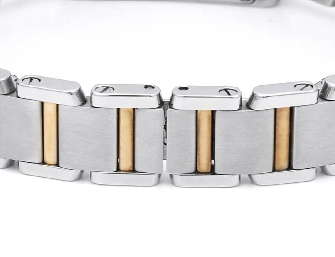 Cartier Tank Française SM W51007Q4 Gold & Steel Ladies Watch - Luxurious 3