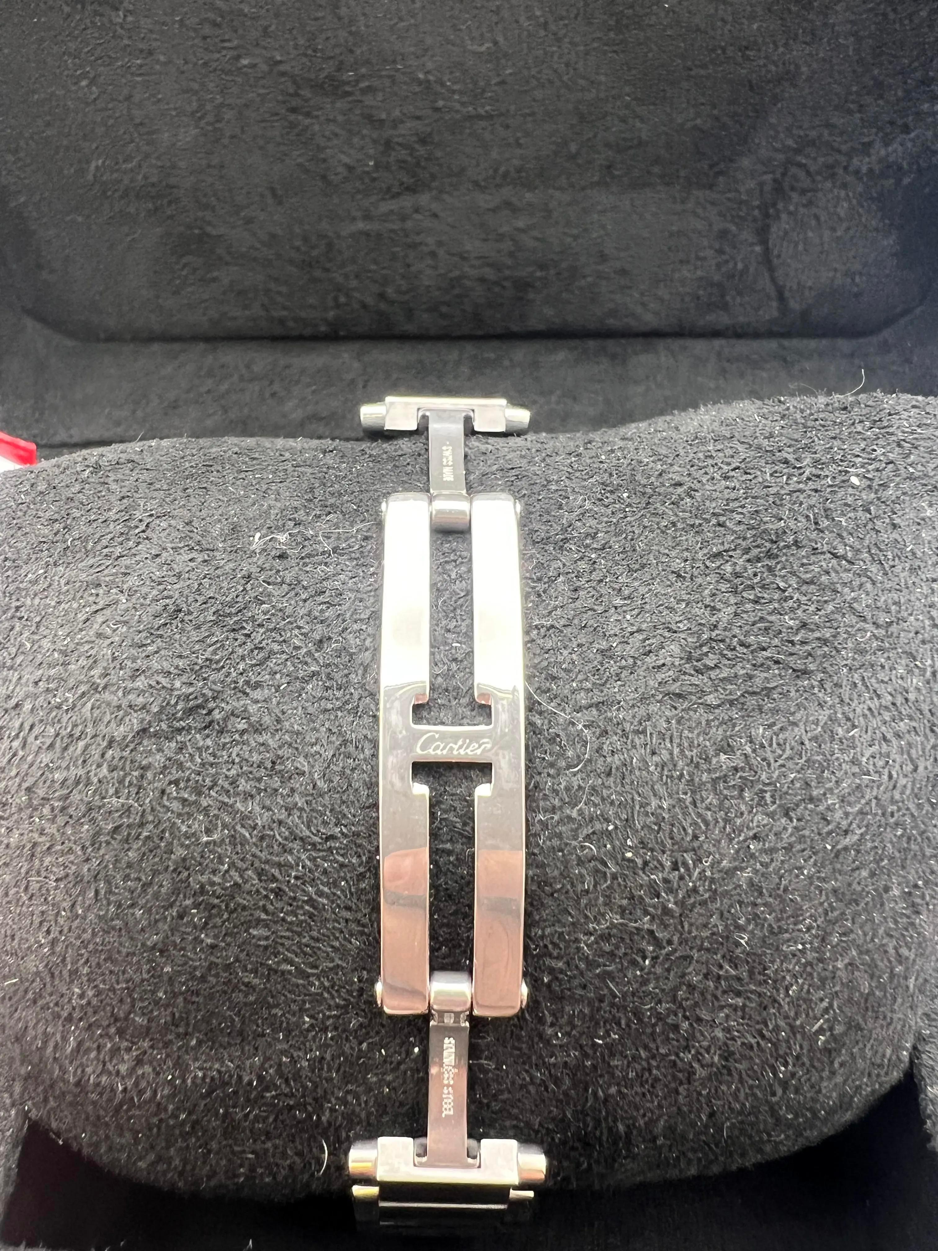 Cartier Tank Francaise Small 20mm W51028Q3 Pink Mother Of Pearl Dial w/ Box For Sale 4