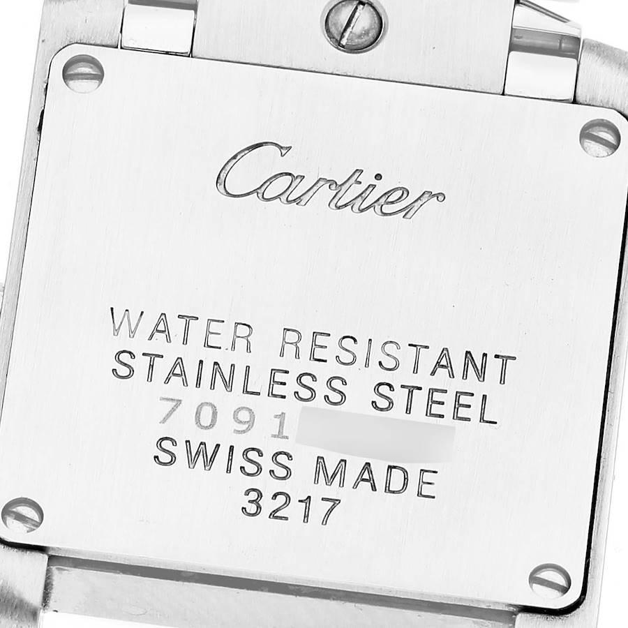 Cartier Tank Francaise Small Silver Dial Steel Ladies Watch W51008Q3 Box Papers 2