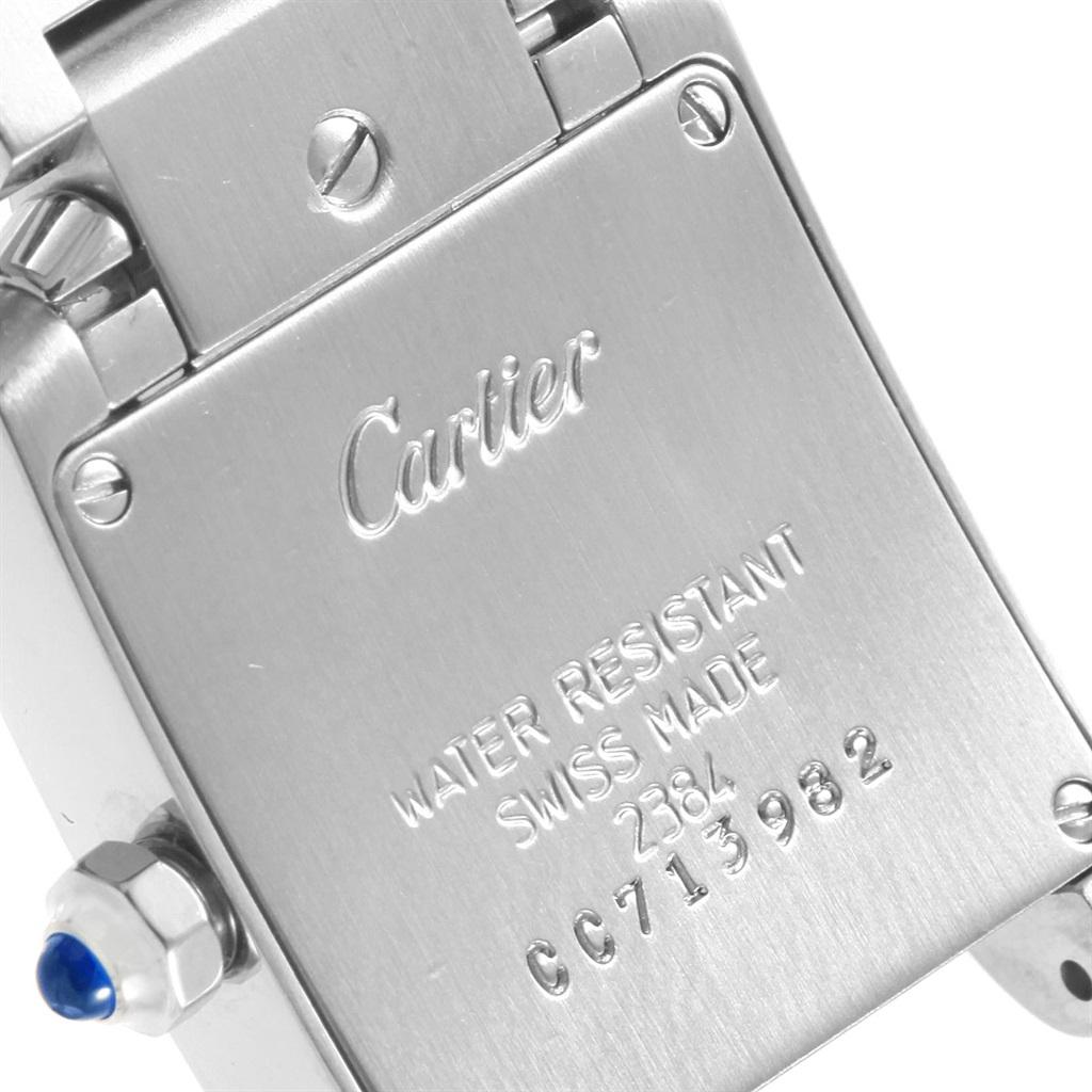 Cartier Tank Francaise Small Silver Dial Steel Ladies Watch W51008Q3 3