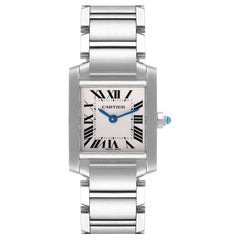 Cartier Tank Francaise Small Steel Ladies Watch W51008Q3