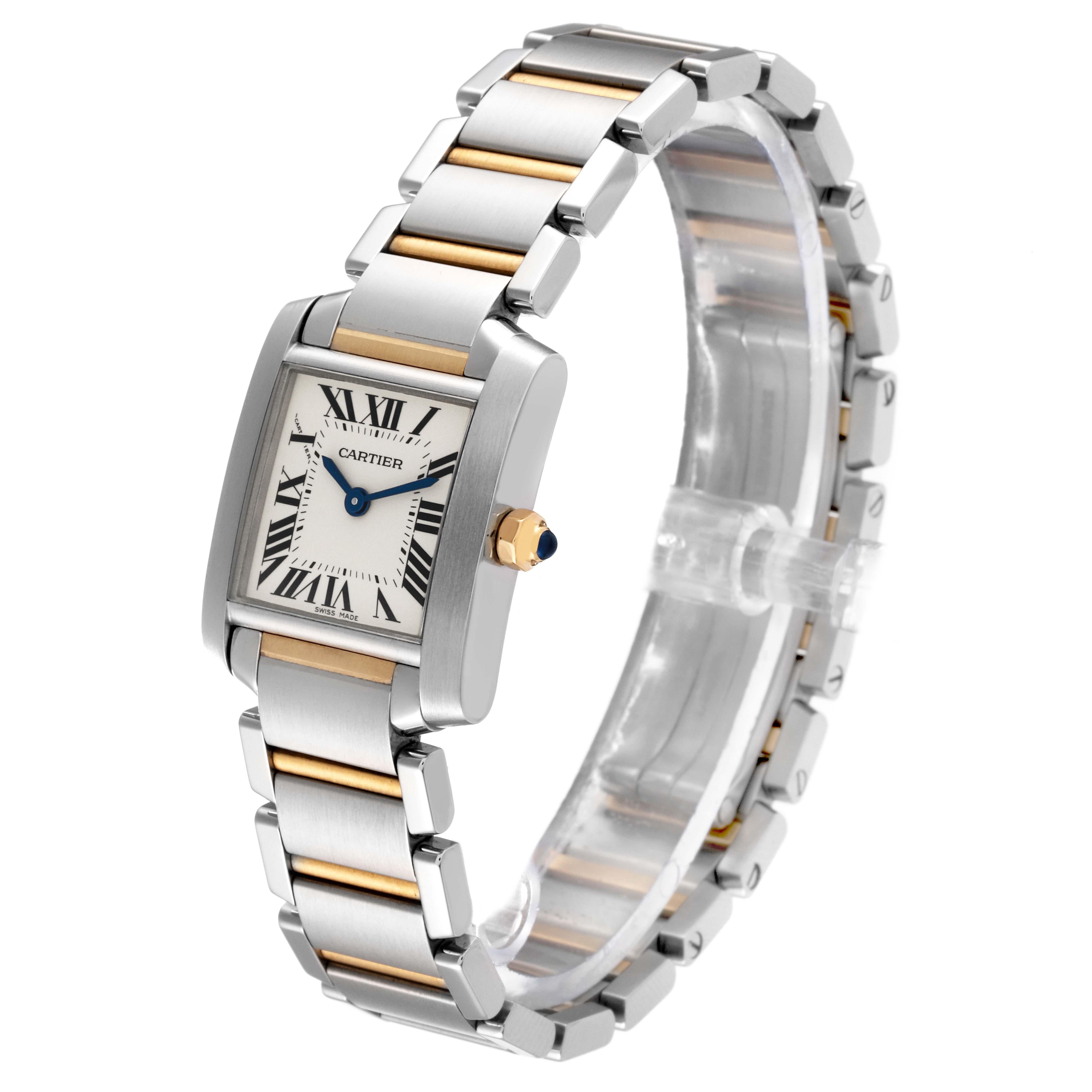 Women's Cartier Tank Francaise Small Steel Yellow Gold Ladies Watch W51007Q4