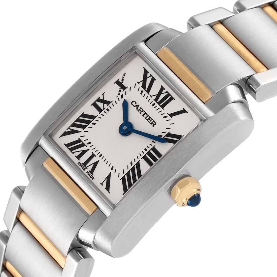 Cartier Tank Francaise Small Two Tone Ladies Watch W51007Q4 1