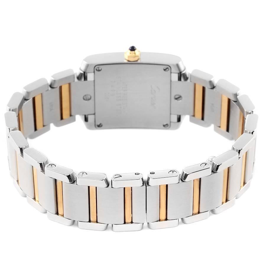 Cartier Tank Francaise Small Two Tone Ladies Watch W51007Q4 3