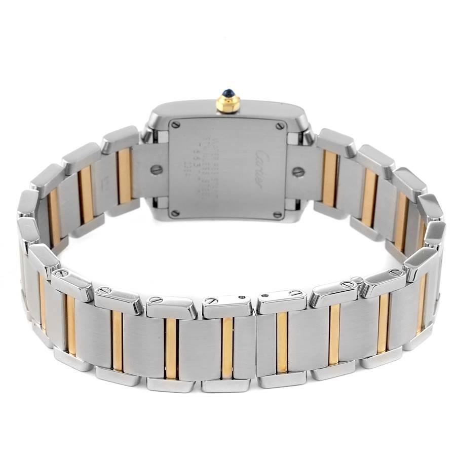 Cartier Tank Francaise Small Two Tone Ladies Watch W51007Q4 2