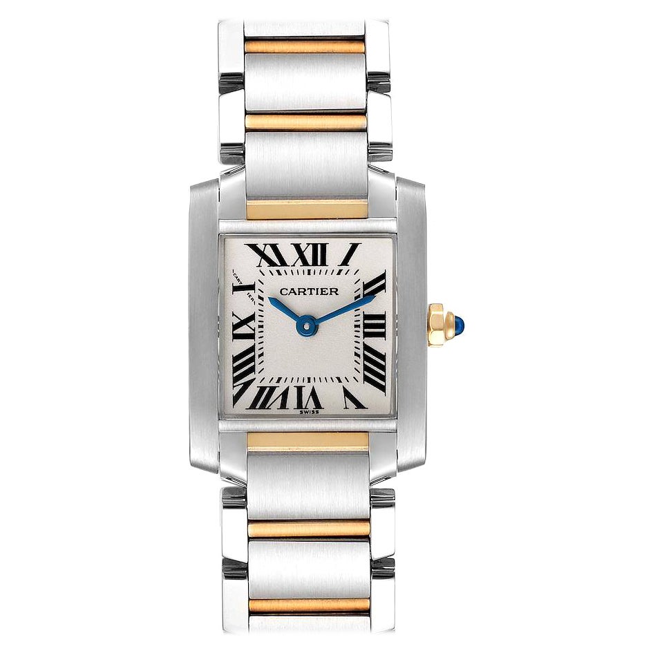 Cartier Tank Francaise Small Two Tone Ladies Watch W51007Q4