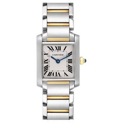Cartier Tank Francaise Small Two Tone Ladies Watch W51007Q4