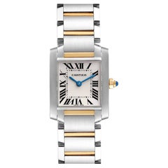 Cartier Tank Francaise Small Two Tone Ladies Watch W51007Q4