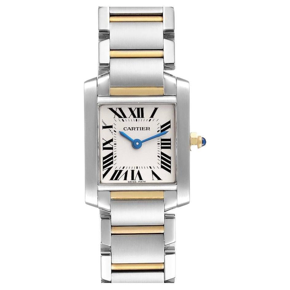 Cartier Tank Francaise Small Two Tone Ladies Watch W51007Q4