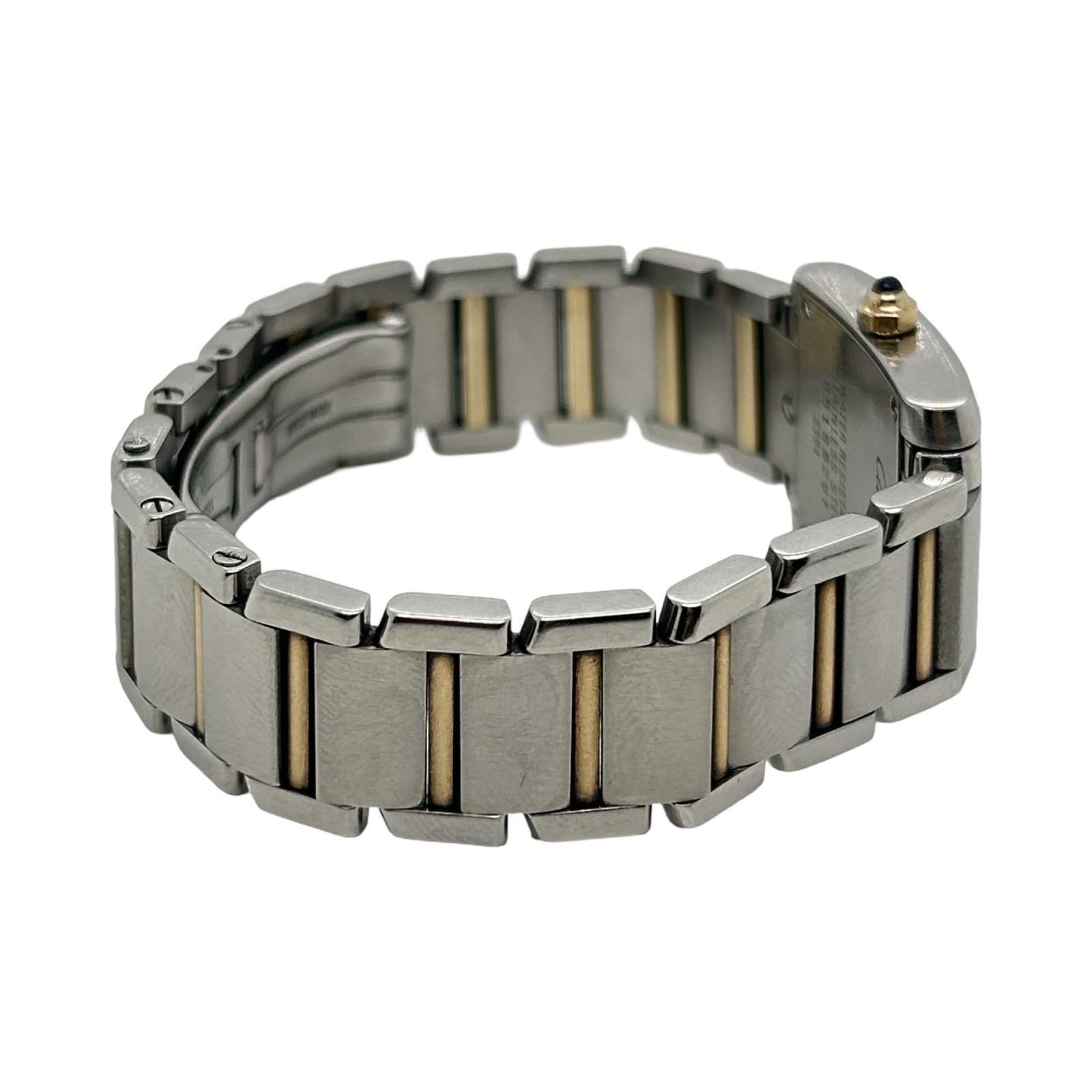Cartier Tank Francaise Piccolo Bicolore W51007Q4 In condizioni buone in vendita a Miami, FL