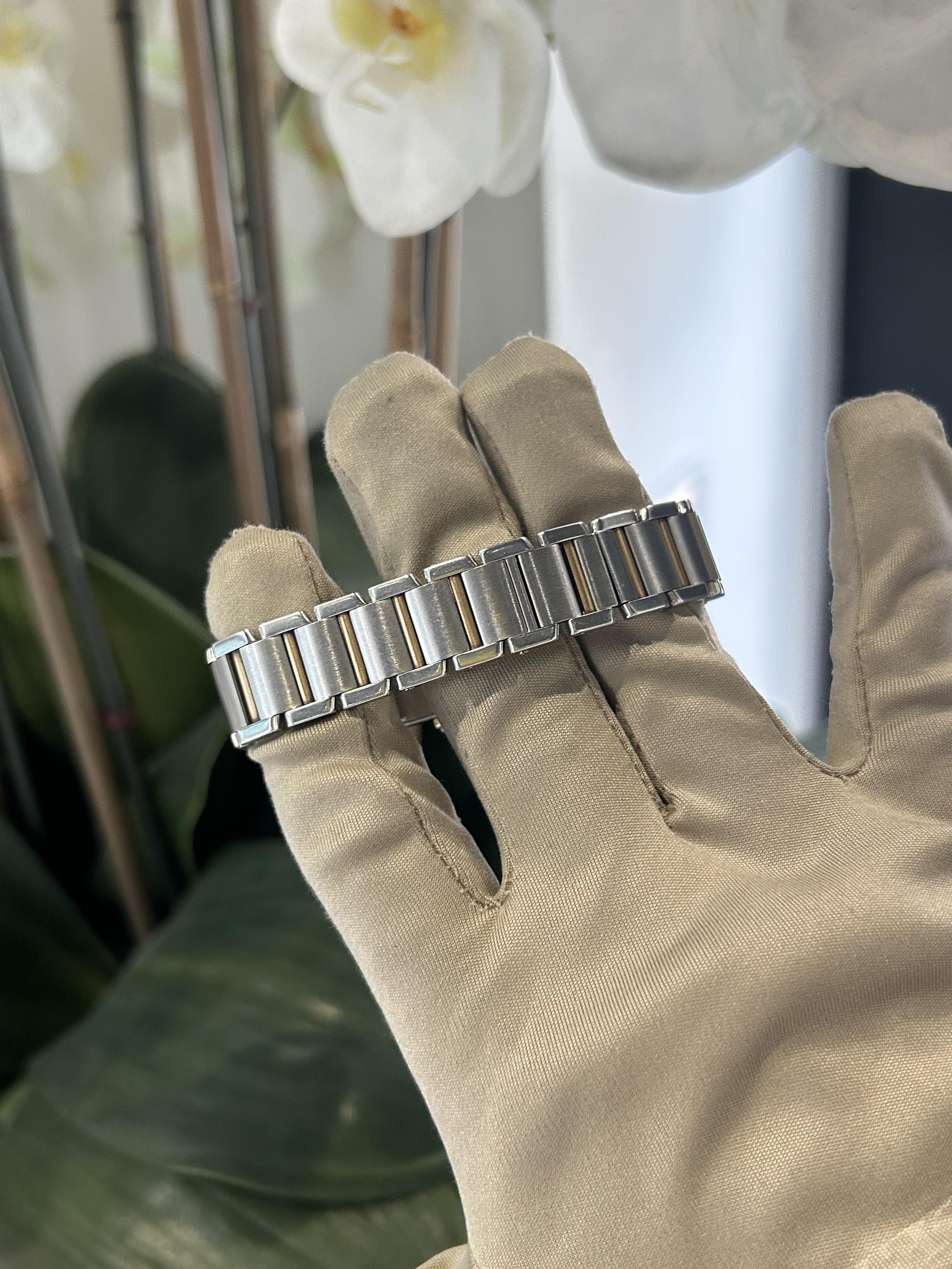 Cartier Tank Francaise Piccolo Bicolore W51007Q4 in vendita 5