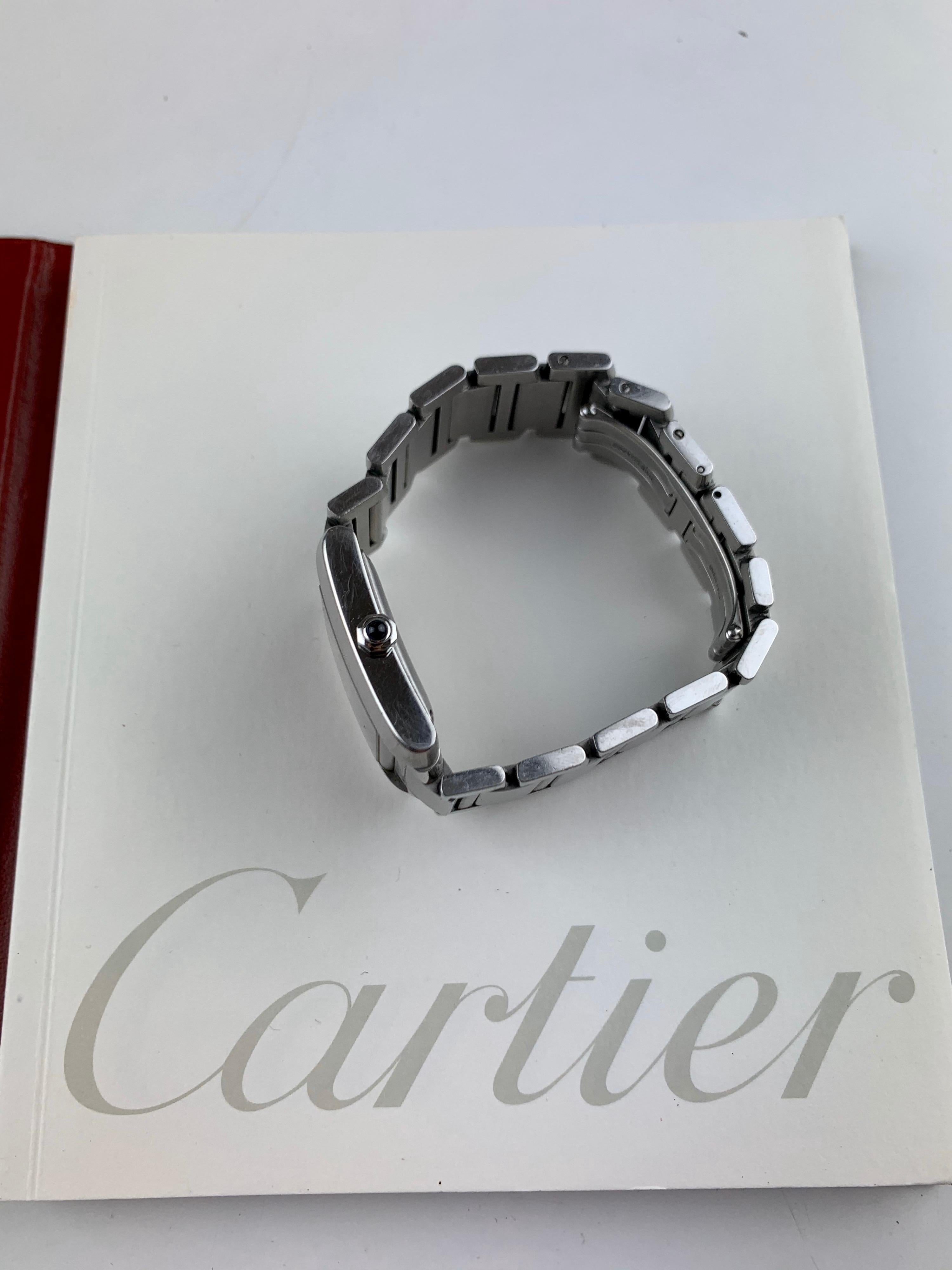 Cartier Tank Francaise Uhr aus Edelstahl 2302 2