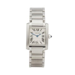 Cartier Tank Francaise Stainless Steel 2384 Wristwatch