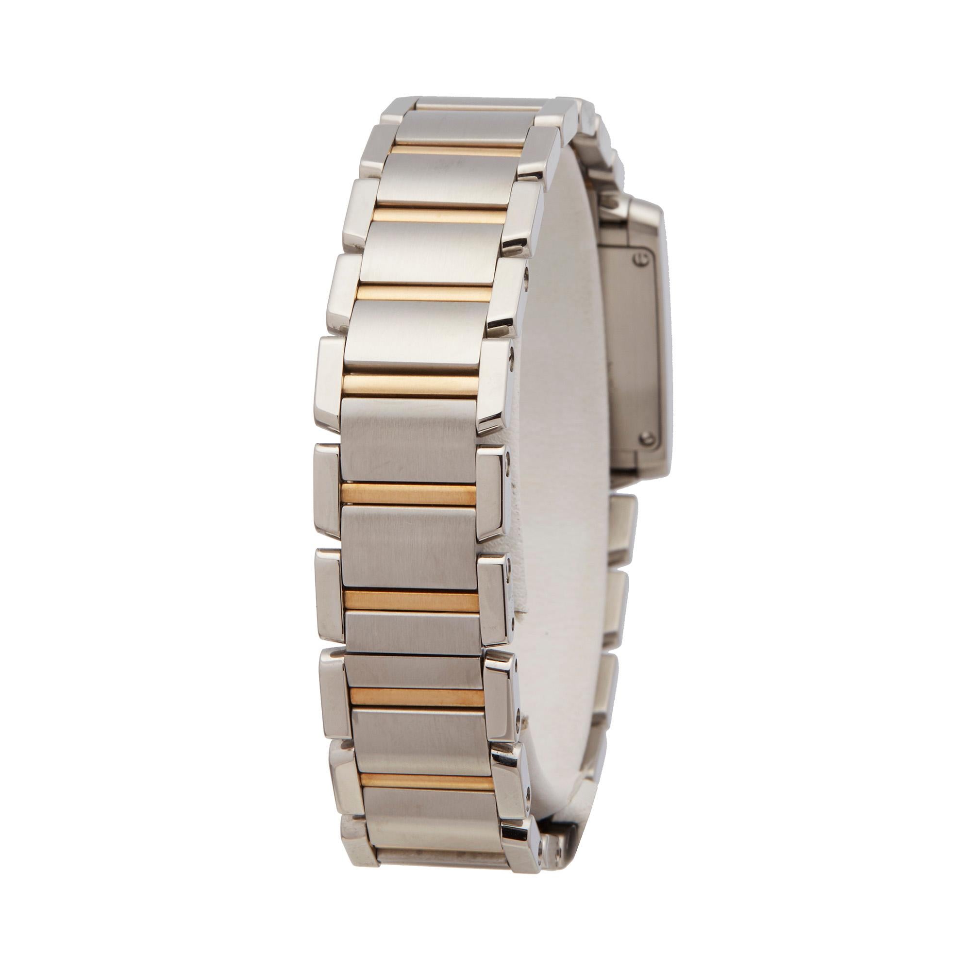 Cartier Tank Francaise Stainless Steel and 18K Yellow Gold 2384 1