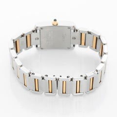 Cartier Tank Francaise Stainless Steel and Yellow Gold Ladies Watch W51007Q4 238