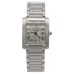 Cartier Tank Francaise Orologio da donna in acciaio inossidabile Referenza WSTA0065 4472