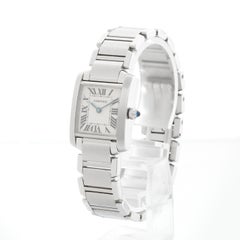 Cartier Tank Française Damenuhr aus Edelstahl W51008Q3 2384