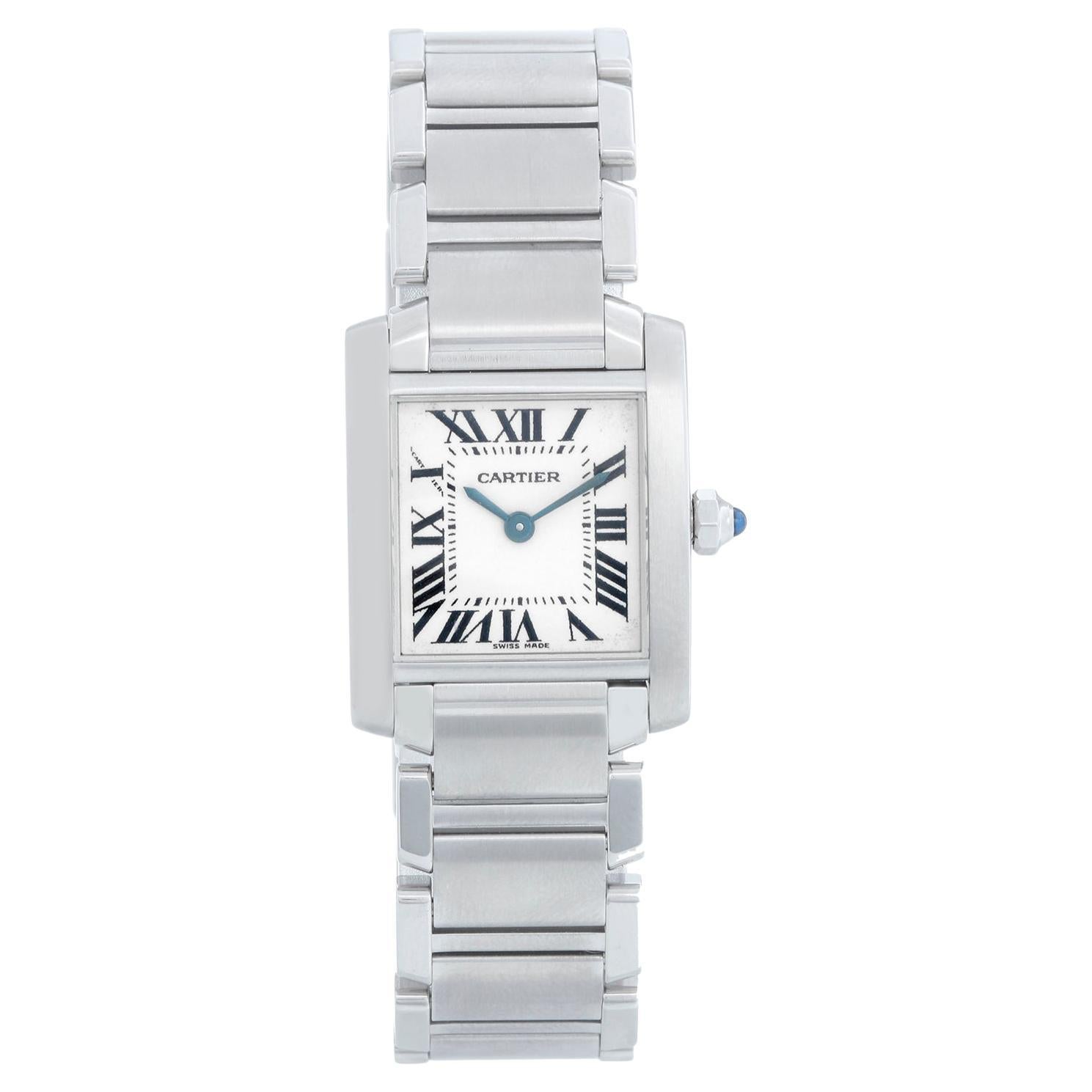 Cartier Tank Francaise Stainless  Steel Ladies Watch W51008Q3 2384