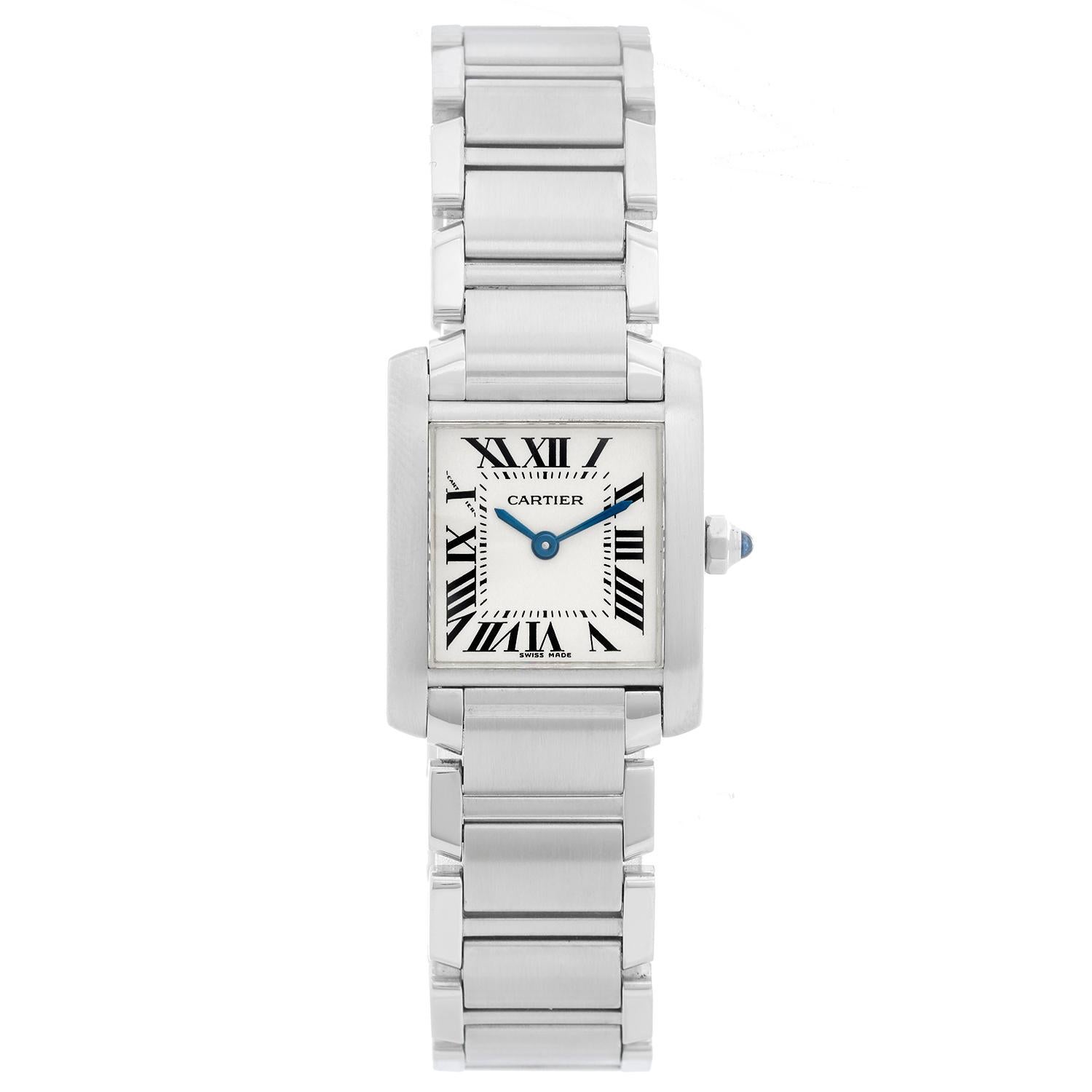 Cartier Tank Francaise Stainless Steel Ladies Watch W51008Q3