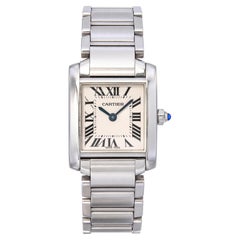 Cartier Tank Française Stainless Steel Quartz Women's Watch