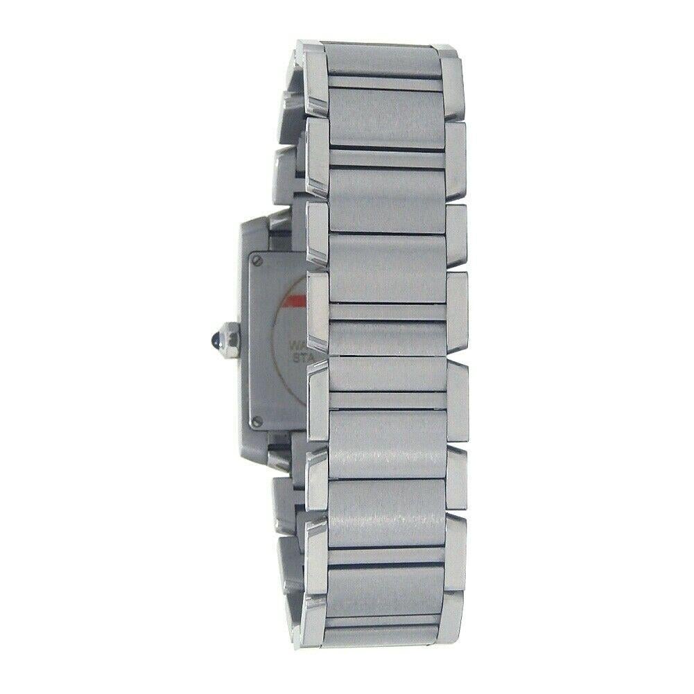 Cartier Tank Francaise Stainless Steel Women's Watch Quartz WSTA0005 For Sale 1