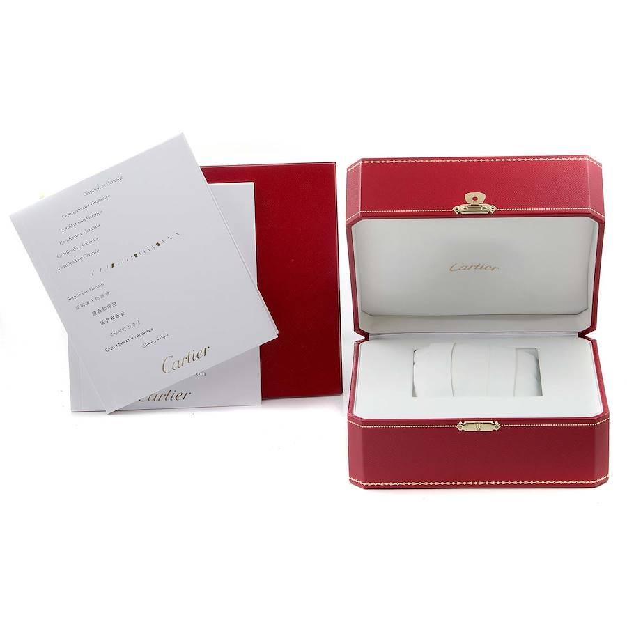 Cartier Tank Francaise Steel Diamond Ladies Watch W4TA0008 Box Papers 3