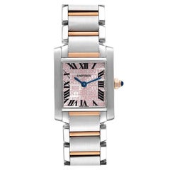 Orologio Cartier Tank Francaise Acciaio Oro Rosa 160° Anniversario Donna W51036Q4