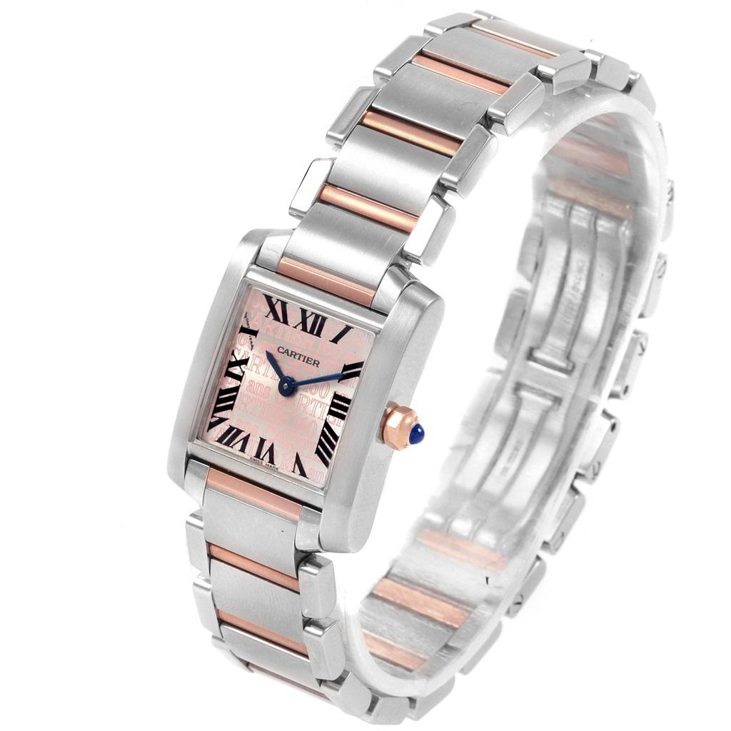 Cartier Tank Francaise Steel Rose Gold 160th Anniversary Watch W51036Q4 1