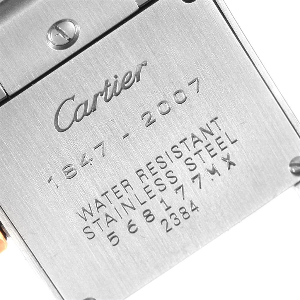 Cartier Tank Francaise Steel Rose Gold 160th Anniversary Watch W51036Q4 2