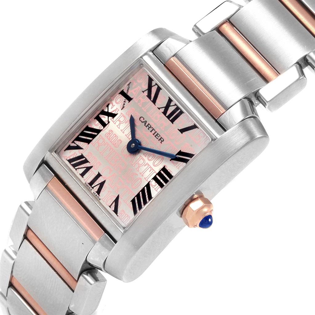 Cartier Tank Francaise Steel Rose Gold 160th Anniversary Watch W51036Q4 3