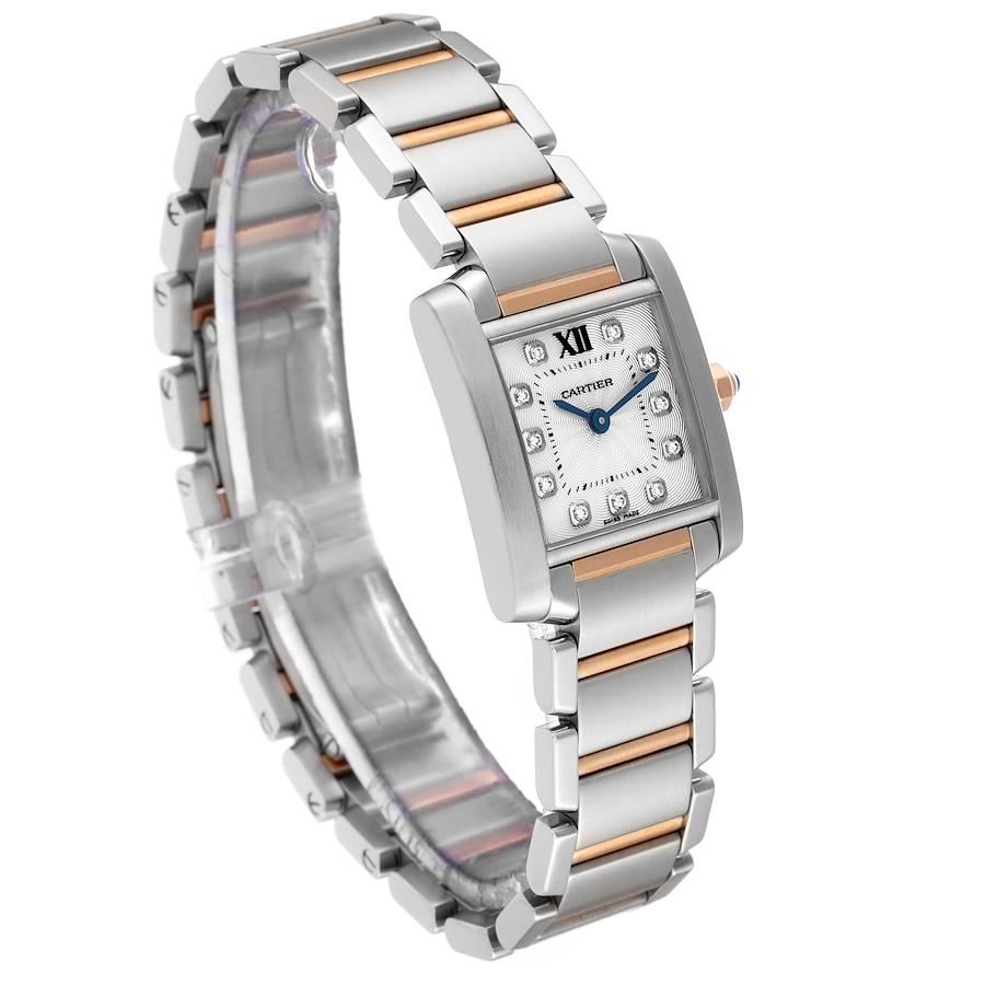 cartier tank francaise diamond watch