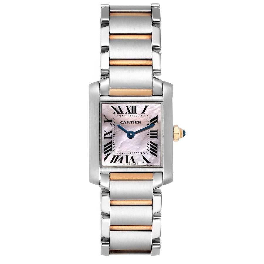 Cartier Tank Francaise Steel Rose Gold 