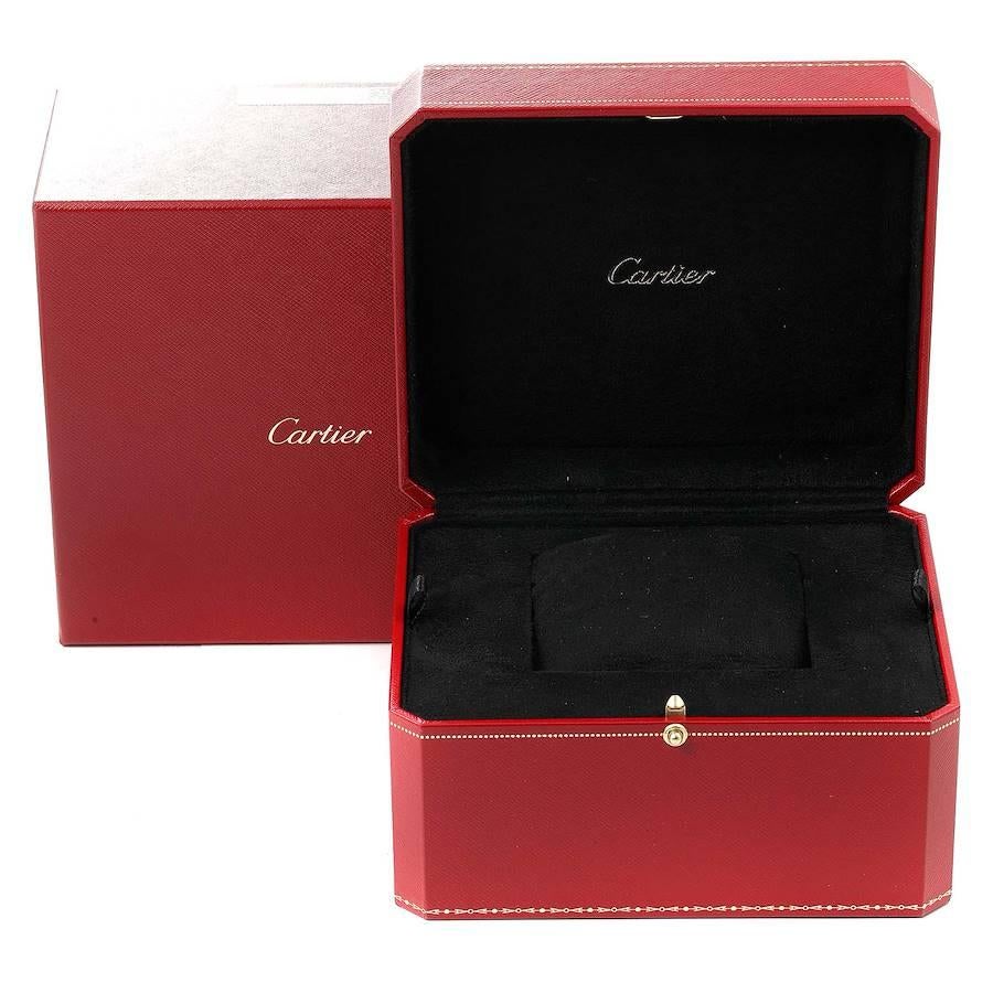 Cartier Tank Francaise Steel Silver Dial Diamond Ladies Watch W4TA0008 For Sale 3