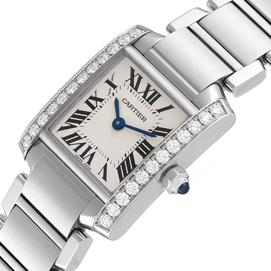 cartier tank francaise medium on wrist