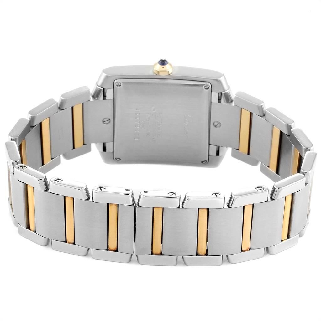 Cartier Tank Francaise Steel Yellow Gold Automatic Men's Watch W51005Q4 4