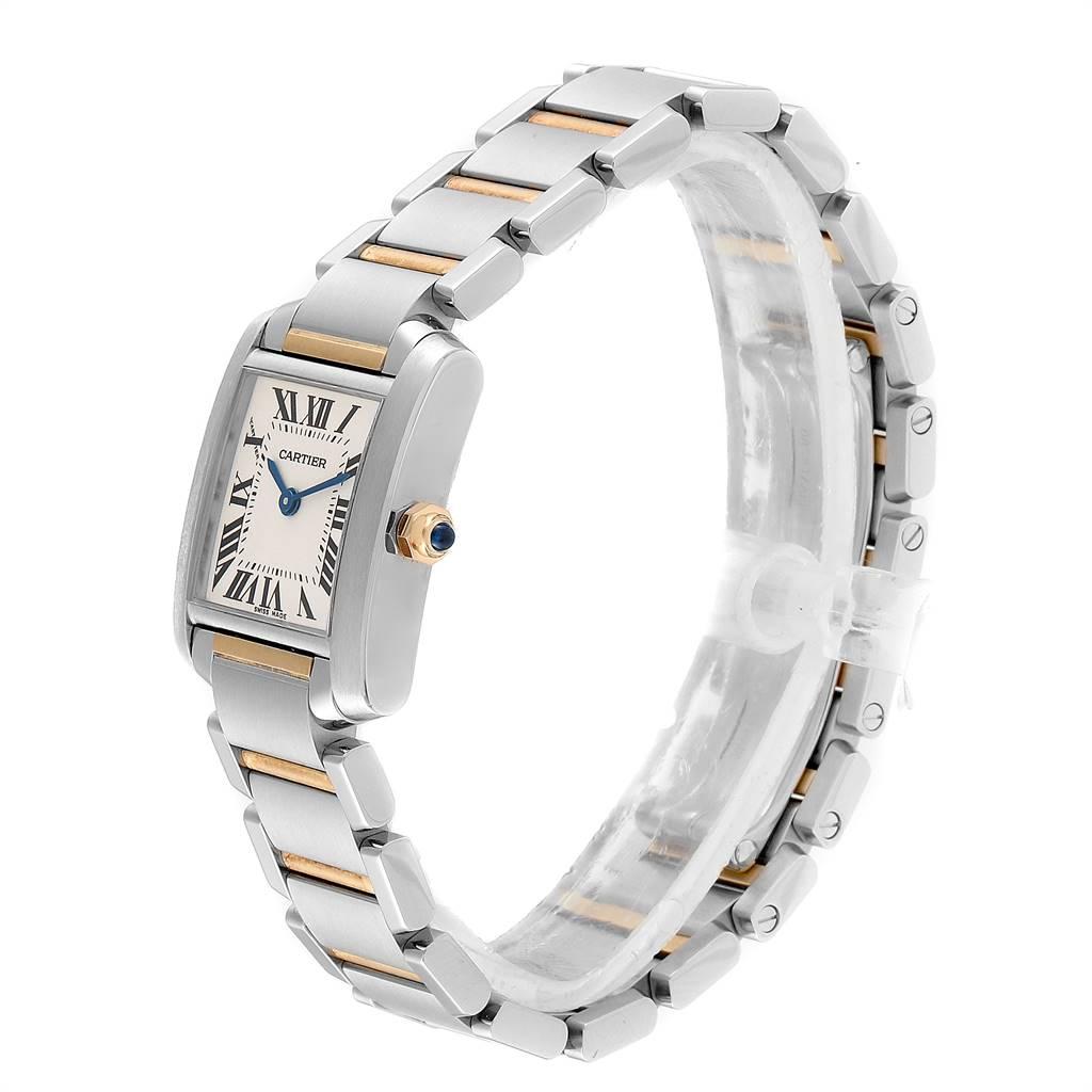 Women's Cartier Tank Francaise Steel Yellow Gold Ladies Watch W51007Q4 For Sale