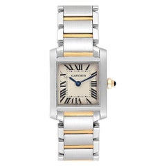 Cartier Tank Francaise Steel Yellow Gold Ladies Watch W51007Q4
