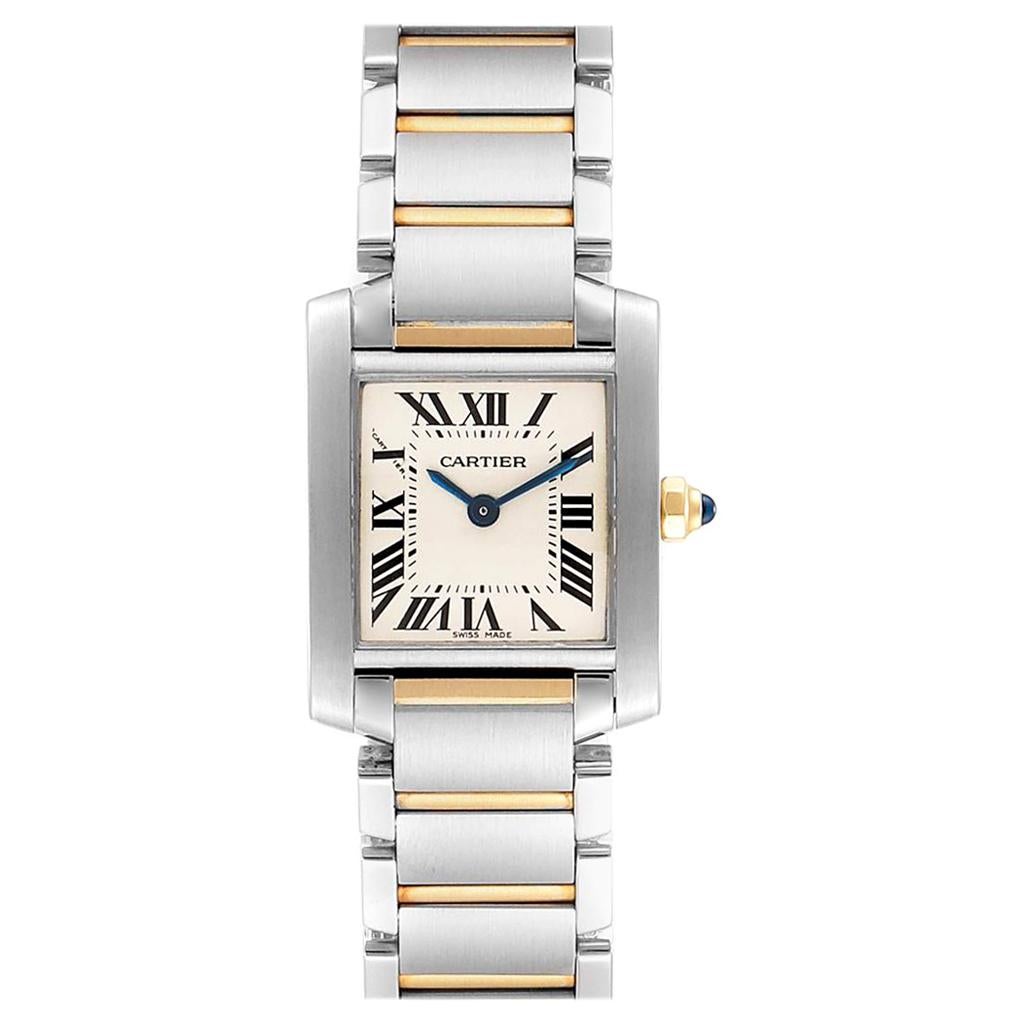 Cartier Tank Francaise Steel Yellow Gold Ladies Watch W51007Q4