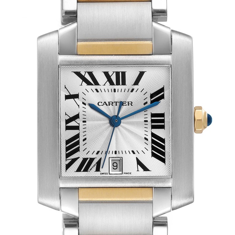 Cartier Tank CPCP with Beads of Rice Bracelet in 18K Gold — Wind Vintage