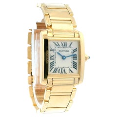 Cartier Tank Francaise W50002N2 18K Yellow Gold Watch
