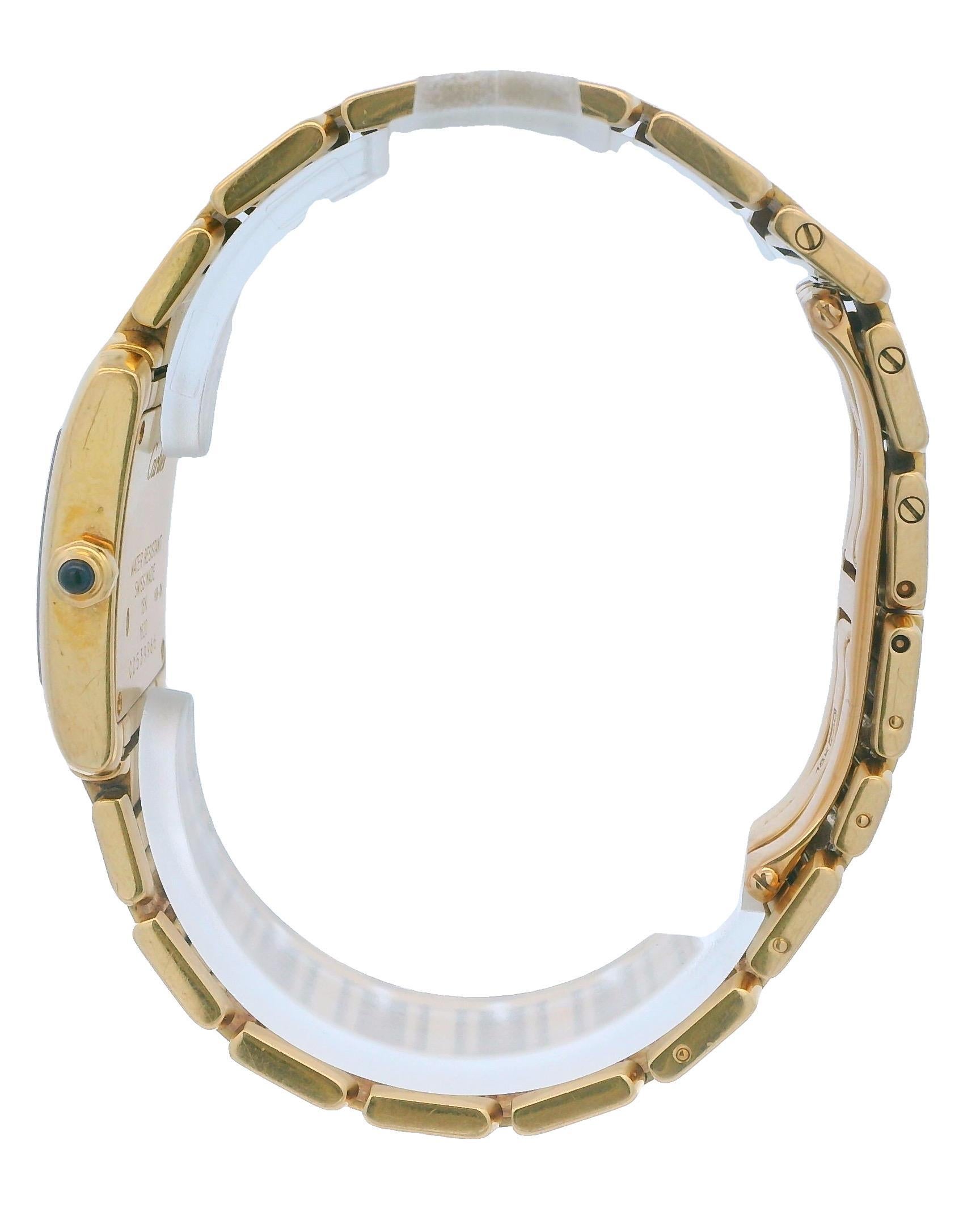Cartier: Gelbgold-Damenuhr Tank Francaise W50002N2 1