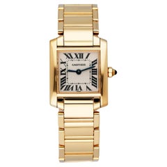 Cartier Tank Francaise W50002N2 Yellow Gold Ladies Watch
