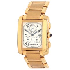 Cartier Tank Francaise W50005R2, White Dial, Certified and Warranty